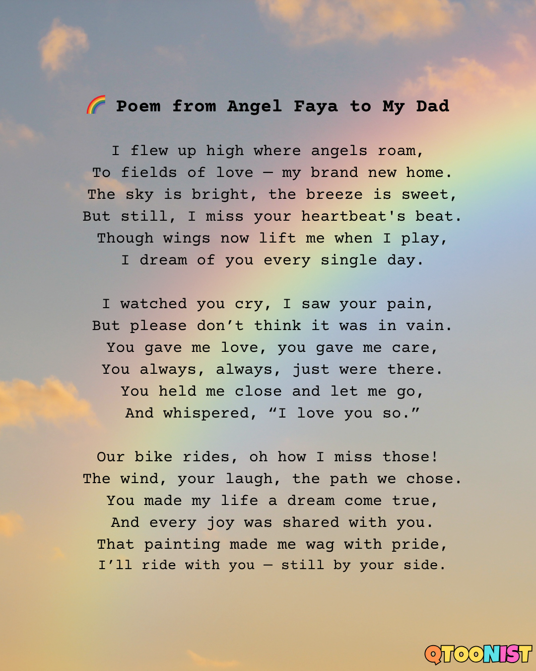 Custom Rainbowbridge Poem (Digital Download)