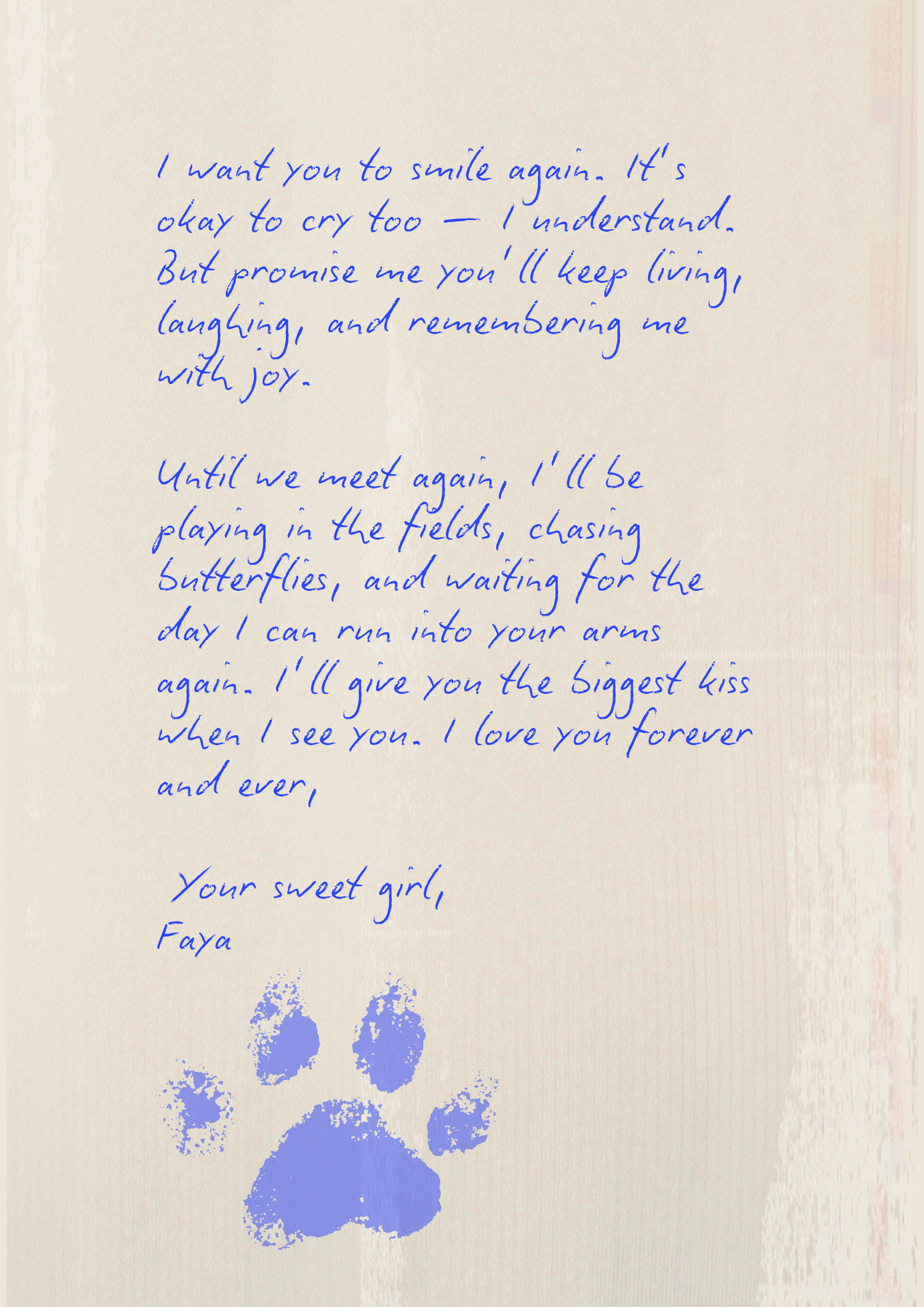 Custom Rianbow Bridge Letter (Digital Download)