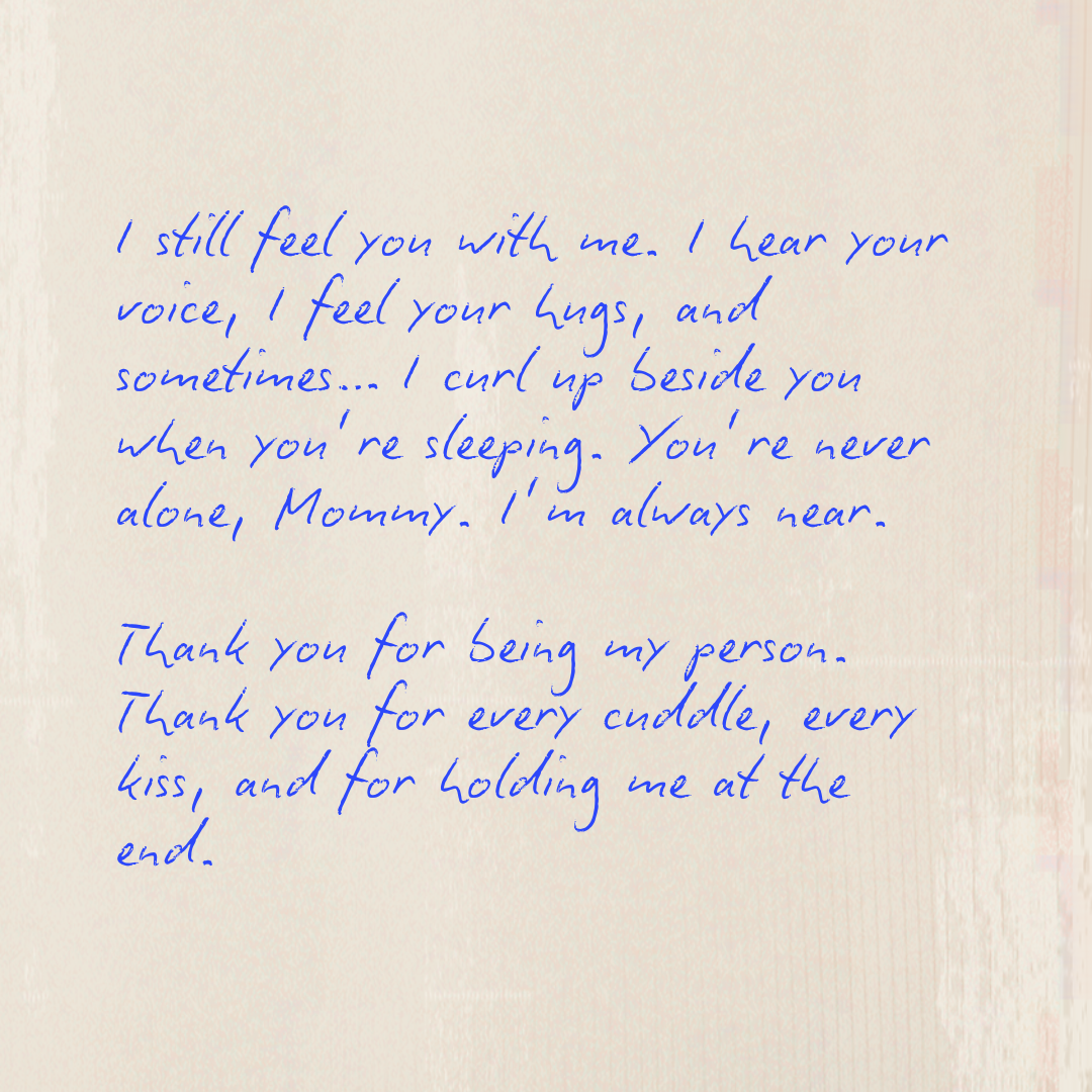 Illustrated letter from cat at the Rainbow Bridge โ comforting tribute for grieving pet parents, fully customized
