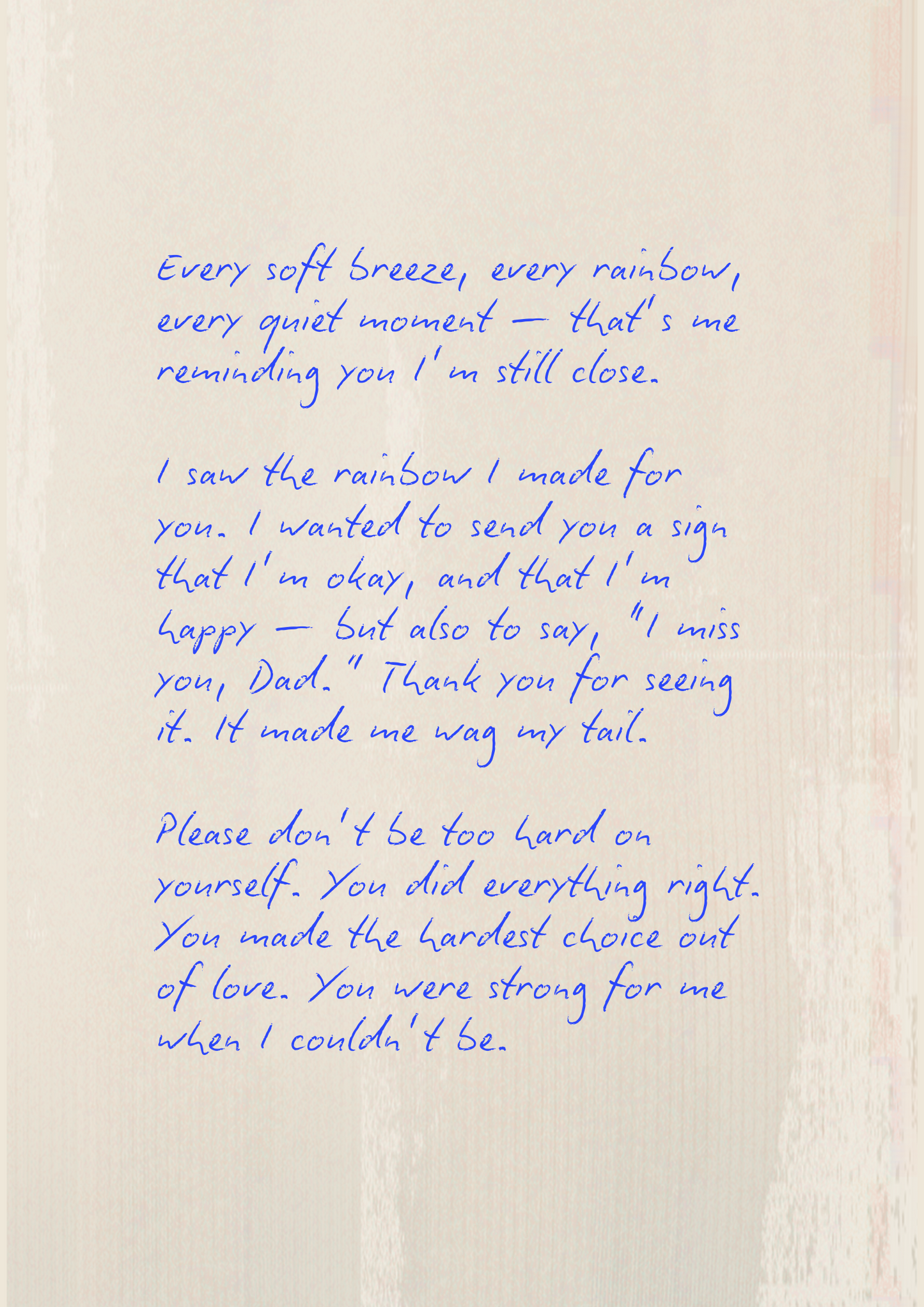 Custom Rianbow Bridge Letter (Digital Download)