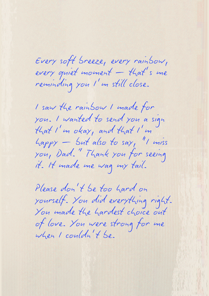 Custom Rianbow Bridge Letter (Digital Download)